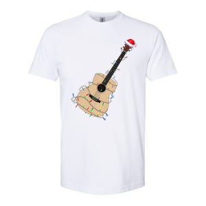 Funny Christmas Guitar Tree Xmas Guitarist Gift Softstyle CVC T-Shirt