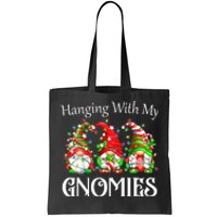 Funny Christmas Gnome Hanging With My Gnomies Family Pajamas Tote Bag