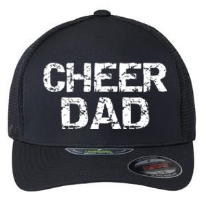 Father Cheerleading Gift From Cheerleader Daughter Cheer Dad Gift Flexfit Unipanel Trucker Cap