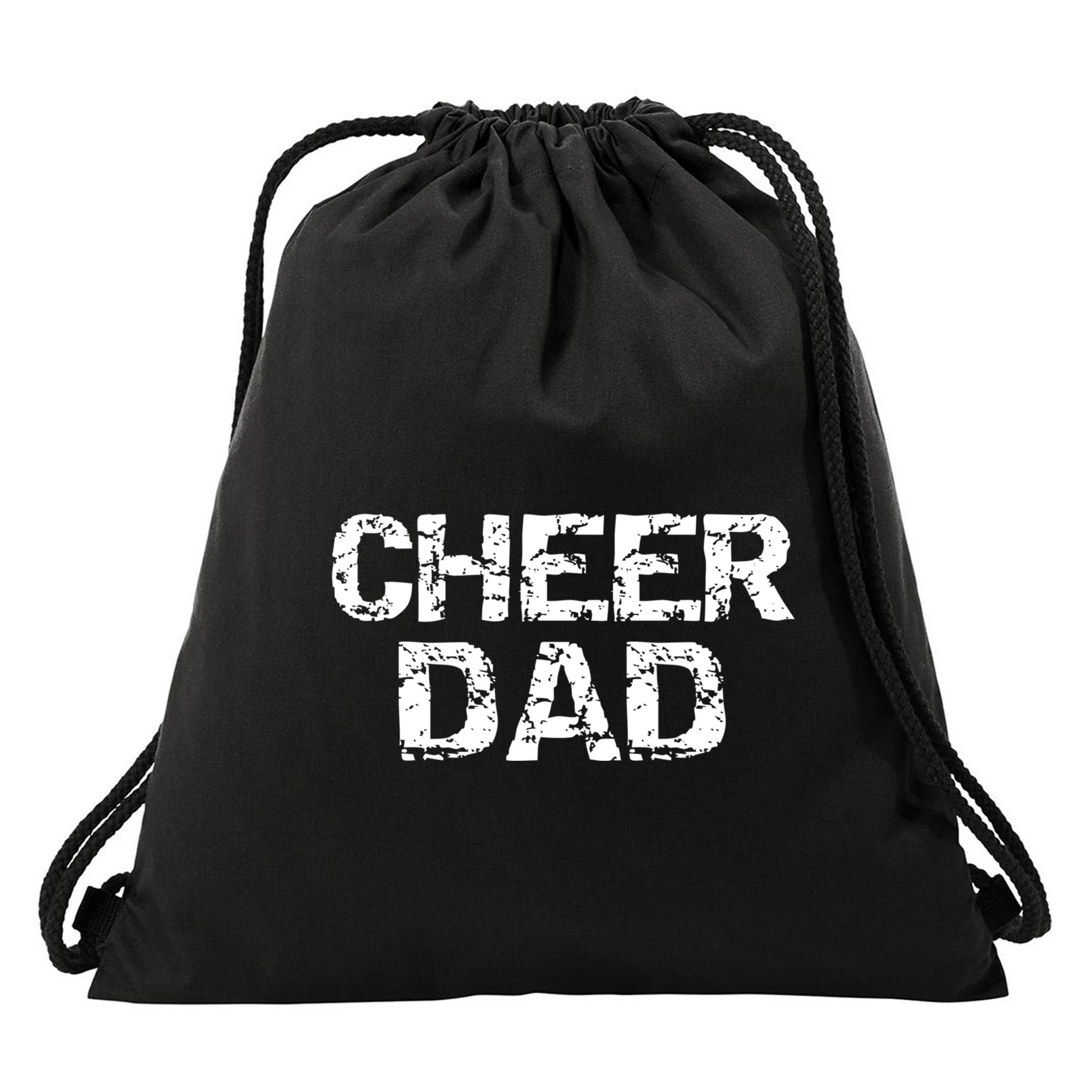 Father Cheerleading Gift From Cheerleader Daughter Cheer Dad Gift Drawstring Bag