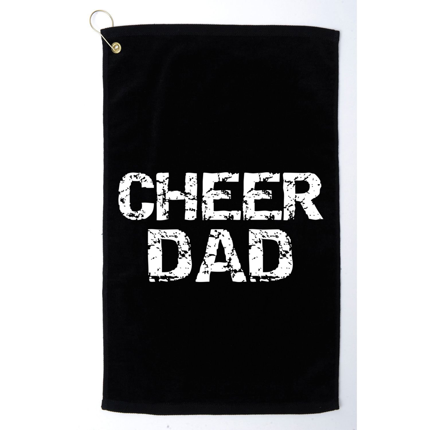 Father Cheerleading Gift From Cheerleader Daughter Cheer Dad Gift Golf Towel