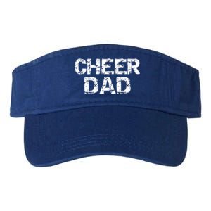 Father Cheerleading Gift From Cheerleader Daughter Cheer Dad Gift Valucap Bio-Washed Visor