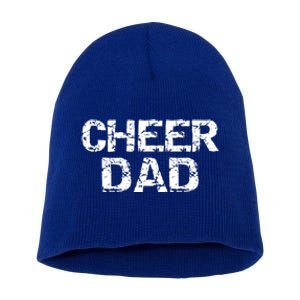 Father Cheerleading Gift From Cheerleader Daughter Cheer Dad Gift Short Acrylic Beanie