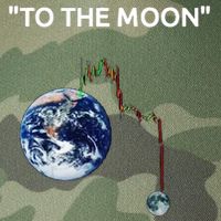 Funny Crypto Going Down To The Moon Legacy Tie Dye Trucker Hat