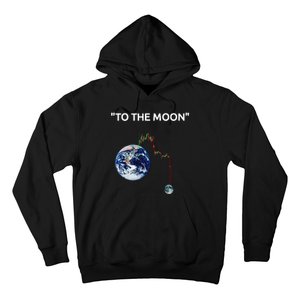 Funny Crypto Going Down To The Moon Hoodie