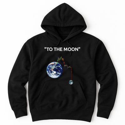 Funny Crypto Going Down To The Moon Hoodie