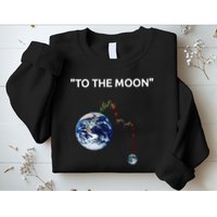 Funny Crypto Going Down To The Moon Sweatshirt
