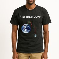 Funny Crypto Going Down To The Moon Tall T-Shirt