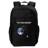 Funny Crypto Going Down To The Moon Backpack