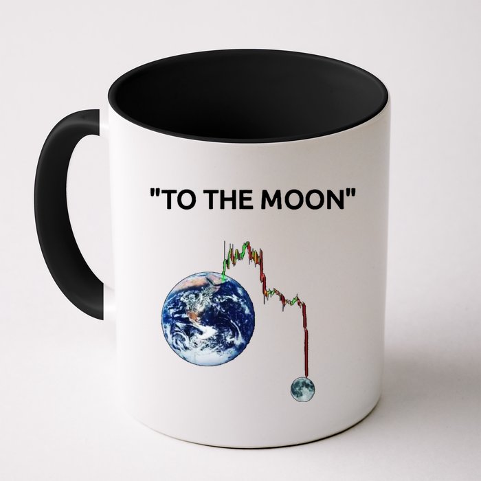 Funny Crypto Going Down To The Moon Mug
