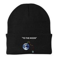 Funny Crypto Going Down To The Moon Beanie