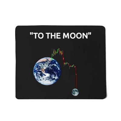 Funny Crypto Going Down To The Moon Mousepad