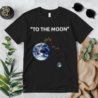 Funny Crypto Going Down To The Moon Premium T-Shirt