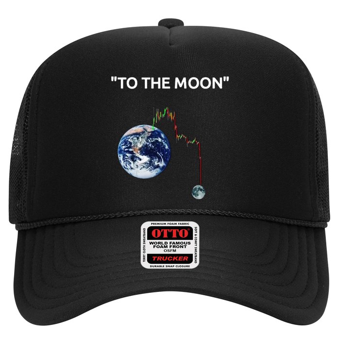 Funny Crypto Going Down To The Moon Hat