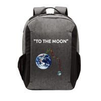 Funny Crypto Going Down To The Moon Vector Backpack