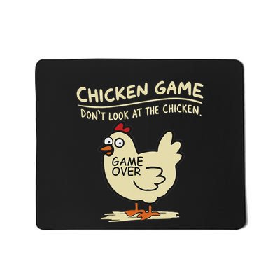 Funny Chicken Game DonT Look At The Chicken Funny Chicken Mousepad