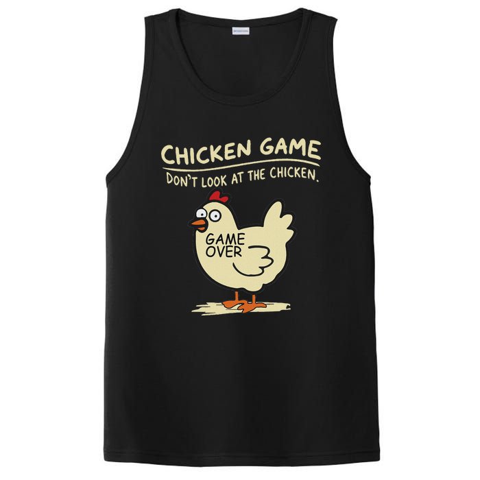 Funny Chicken Game DonT Look At The Chicken Funny Chicken PosiCharge Competitor Tank