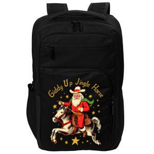 Funny Christmas Giddy Up Jingle Horse Cool Gift Impact Tech Backpack