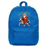 Funny Christmas Giddy Up Jingle Horse Cool Gift 16 in Basic Backpack