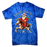 Funny Christmas Giddy Up Jingle Horse Cool Gift Tie-Dye T-Shirt