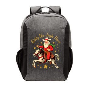 Funny Christmas Giddy Up Jingle Horse Cool Gift Vector Backpack