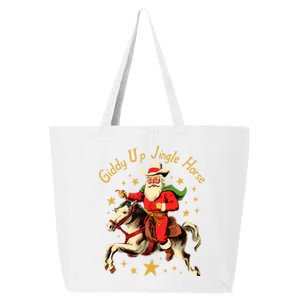 Funny Christmas Giddy Up Jingle Horse Cool Gift 25L Jumbo Tote