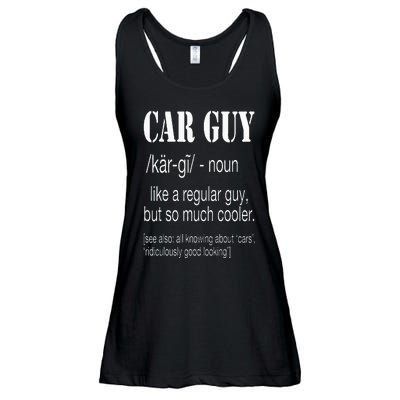 Funny Car Guy Cars Lover Racing Mechanics Car Guy Definition Ladies Essential Flowy Tank