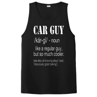 Funny Car Guy Cars Lover Racing Mechanics Car Guy Definition PosiCharge Competitor Tank