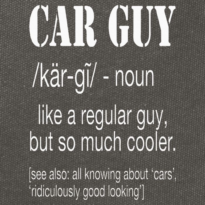 Funny Car Guy Cars Lover Racing Mechanics Car Guy Definition Cotton Canvas Backpack