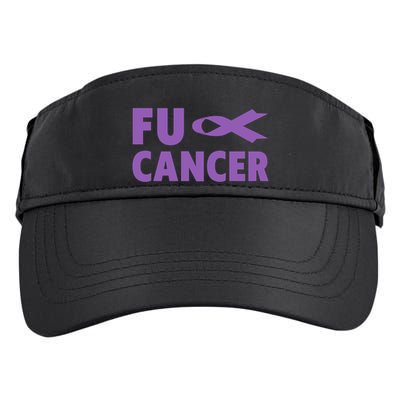 Fuck Cancer Gift Cute Gift Fu Testicular Cancer Awareness Funny Gift Adult Drive Performance Visor