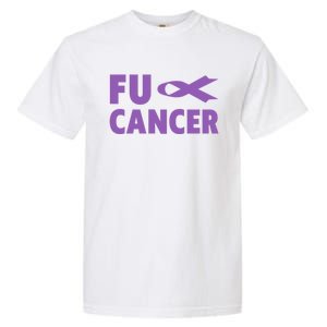 Fuck Cancer Gift Cute Gift Fu Testicular Cancer Awareness Funny Gift Garment-Dyed Heavyweight T-Shirt