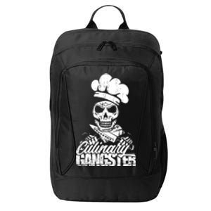 Funny Culinary Gangster Gift City Backpack