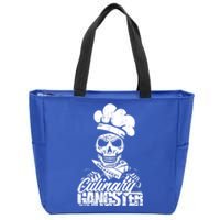 Funny Culinary Gangster Gift Zip Tote Bag