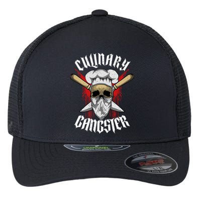 Funny Culinary Gangster The Best Cook In The Kitchen Joke Gift Flexfit Unipanel Trucker Cap