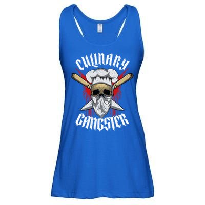 Funny Culinary Gangster The Best Cook In The Kitchen Joke Gift Ladies Essential Flowy Tank