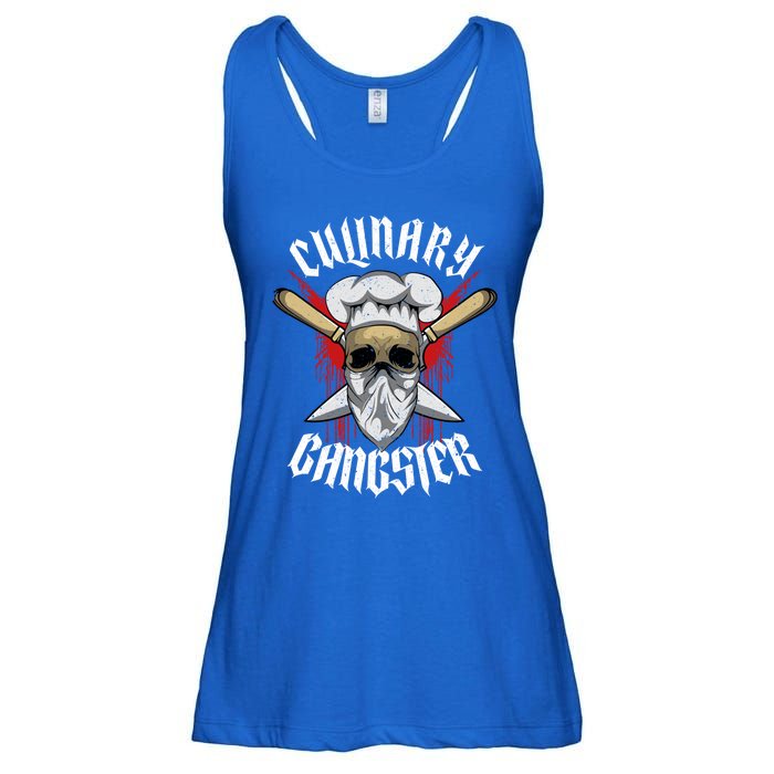 Funny Culinary Gangster The Best Cook In The Kitchen Joke Gift Ladies Essential Flowy Tank