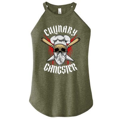 Funny Culinary Gangster The Best Cook In The Kitchen Joke Gift Women's Perfect Tri Rocker Tank