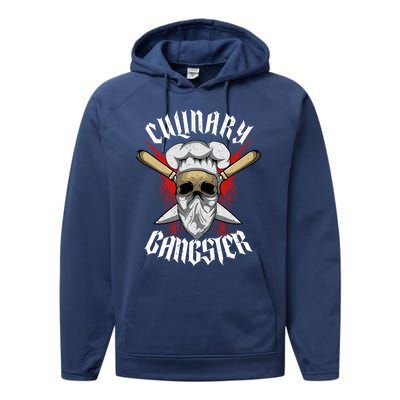 Funny Culinary Gangster The Best Cook In The Kitchen Joke Gift Performance Fleece Hoodie