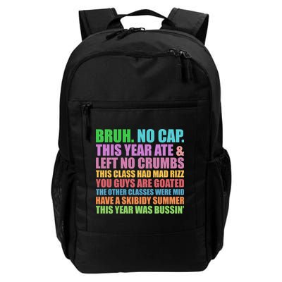 Funny Cringe Gen A Slang Last Day Of School 2025 Backpack
