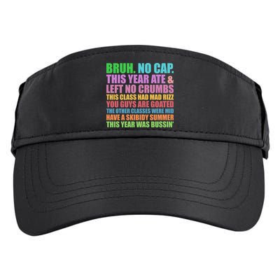 Funny Cringe Gen A Slang Last Day Of School 2025 Adult Drive Performance Visor