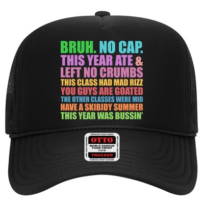 Funny Cringe Gen A Slang Last Day Of School 2025 Trucker Hat
