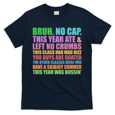 Funny Cringe Gen A Slang Last Day Of School 2025 T-Shirt