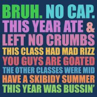 Funny Cringe Gen A Slang Last Day Of School 2025 16 in Basic Backpack