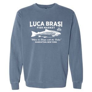 Fishing Cool Gift Garment-Dyed Sweatshirt