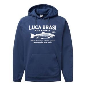 Fishing Cool Gift Performance Fleece Hoodie