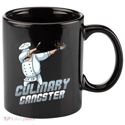 Funny Culinary Gangster Dabbing Chef Kitchen Cook Chef Cute Gift 11oz C Handle Ceramic Mug