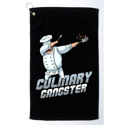 Funny Culinary Gangster Dabbing Chef Kitchen Cook Chef Cute Gift Golf Towel
