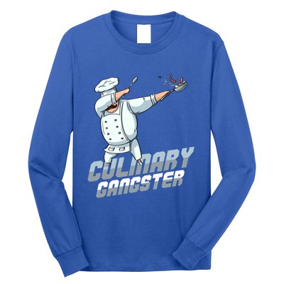 Funny Culinary Gangster Dabbing Chef Kitchen Cook Chef Cute Gift Long Sleeve Shirt