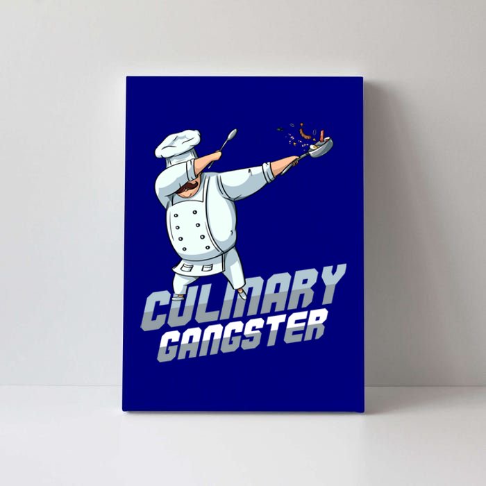 Funny Culinary Gangster Dabbing Chef Kitchen Cook Chef Cute Gift Canvas