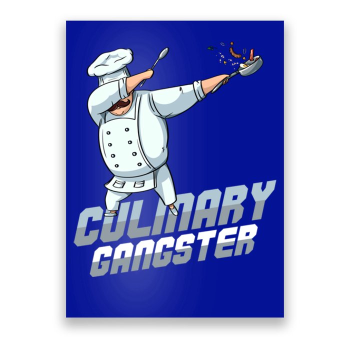 Funny Culinary Gangster Dabbing Chef Kitchen Cook Chef Cute Gift Poster